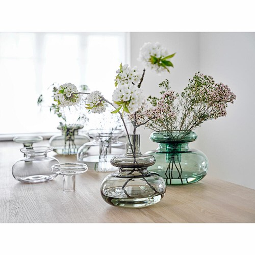 Zone Denmark Vase Inu Tischvase Dekovase Mundgeblasenes Glas Smoked Grey H 25 cm - Bild 3 von 3