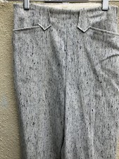 Vintage H Bar C Ranchwear Side Zip Western Pants Textured Fabric Gabardine 24"W