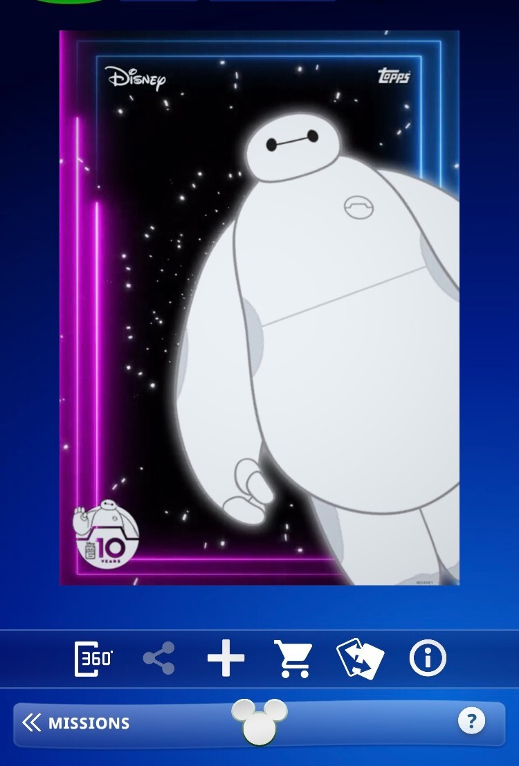 Topps Disney Collect 2024 Big Hero 6 10th Anniversary Neon Motion