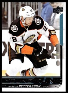 2018-19 UPPER DECK YOUNG GUNS Marcus Pettersson RC Rookie Anaheim Ducks #229
