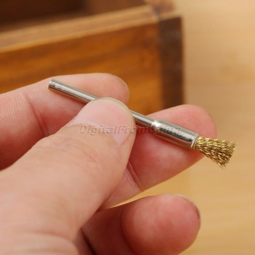 15× D5MM Brass Wire Wheels Wheel Rotary Accessories for Die Grinder