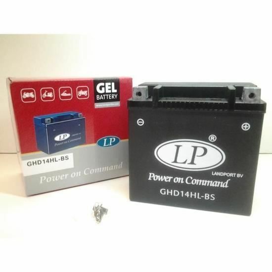 Batterie Gel YTX14L-BS Fini les Pannes de Démarrage sur Harley 883 Super Low 12V 14Ah