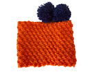 Ob.D. Handmade, Hand Knit, REFLECTIVE Team Spirit Snood/Cowl, Orange & Blue — photo 7