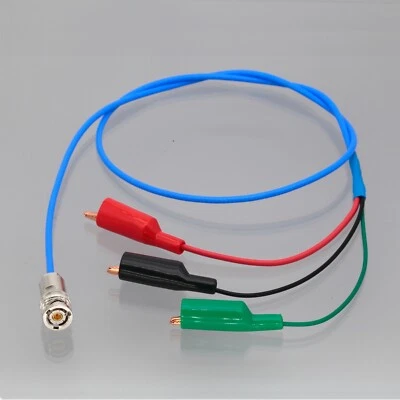 FLIEGEND Triax 3-Lug TRB to 5cm Alligator Clips Cable 2~9FT Reproduce Keithley 2600-ALG-2
