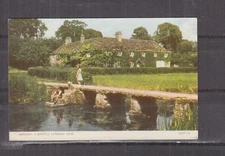GREAT BRITAIN, GLOUCESTSHIRE, EASTLEACH, BEAUTIFUL COTSWOLD SCENE, 1958 ppc.