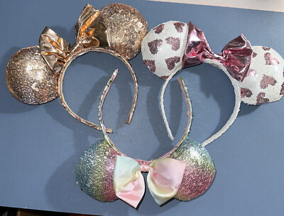 Disney Copper Minnie Mouse Ears Headband Minnie Mouse Sequin Ear Headband for Adults – Copper  main image 4