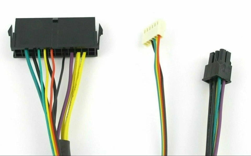 12" ATX Main 24-Pin to 6Pin PSU Power Adapter Cable HP EliteDesk 705G3 705 G3 - Image 2 of 4