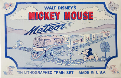 Disneyana Convention Marx Mickey Meteor 5 piece train set Limited edition