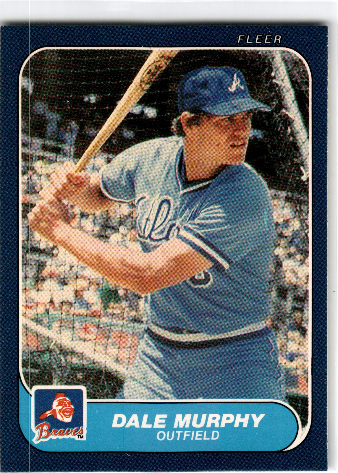 1986 Fleer #522 Dale Murphy