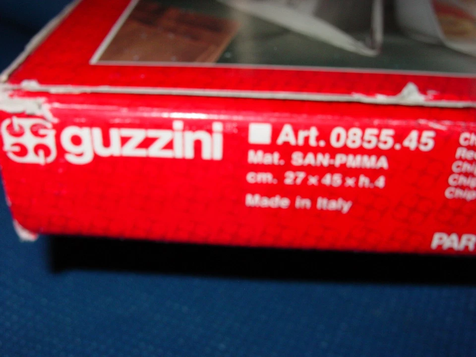 BANDEJA PARA SERVIR FIESTA DISEÑO GUZZINI CHIP 'N DIP BLANCO ACRÍLICO MEDIADOS DE SIGLO MODERNA Foto 4 de 4