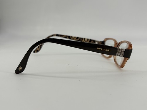 Marcos de gafas Bvlgari 4051-B 53-16 frente transparente, brazos/lados con joyas - Imagen 4 de 12