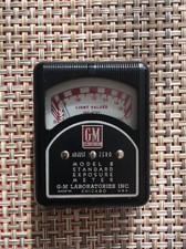Vintage Exposure Meter....G-M Laboratories and Leather Case