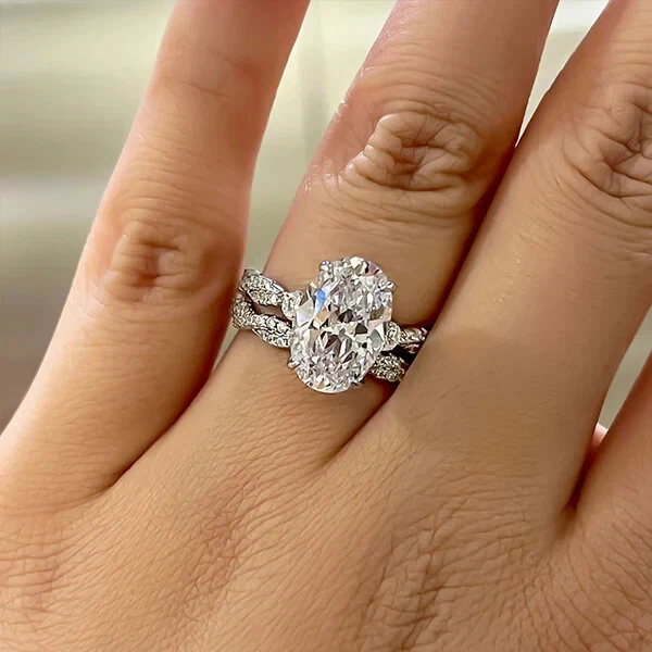 Simulated diamond wedding sets sale