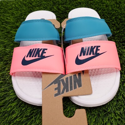nike benassi duo ultra slide blue