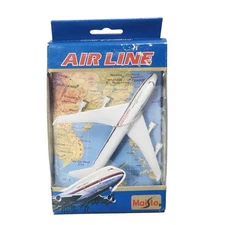 Swissair Airlines Passenger Jet Airliner Maisto Diecast Replica Box Damage