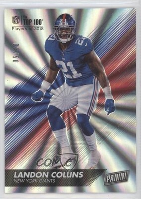 2018 Panini Day The Top 100 Rainbow Spokes 3/50 Landon Collins #92 6er