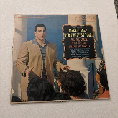 Mario Lanza For The First Time Vinyl Zza Gabor LP Vinyl RCA Red Seal LM 2338 VG+