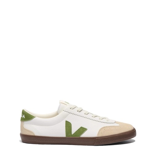 Veja Womens Volley Leather White Kiwi Bark - Bild 5 von 11