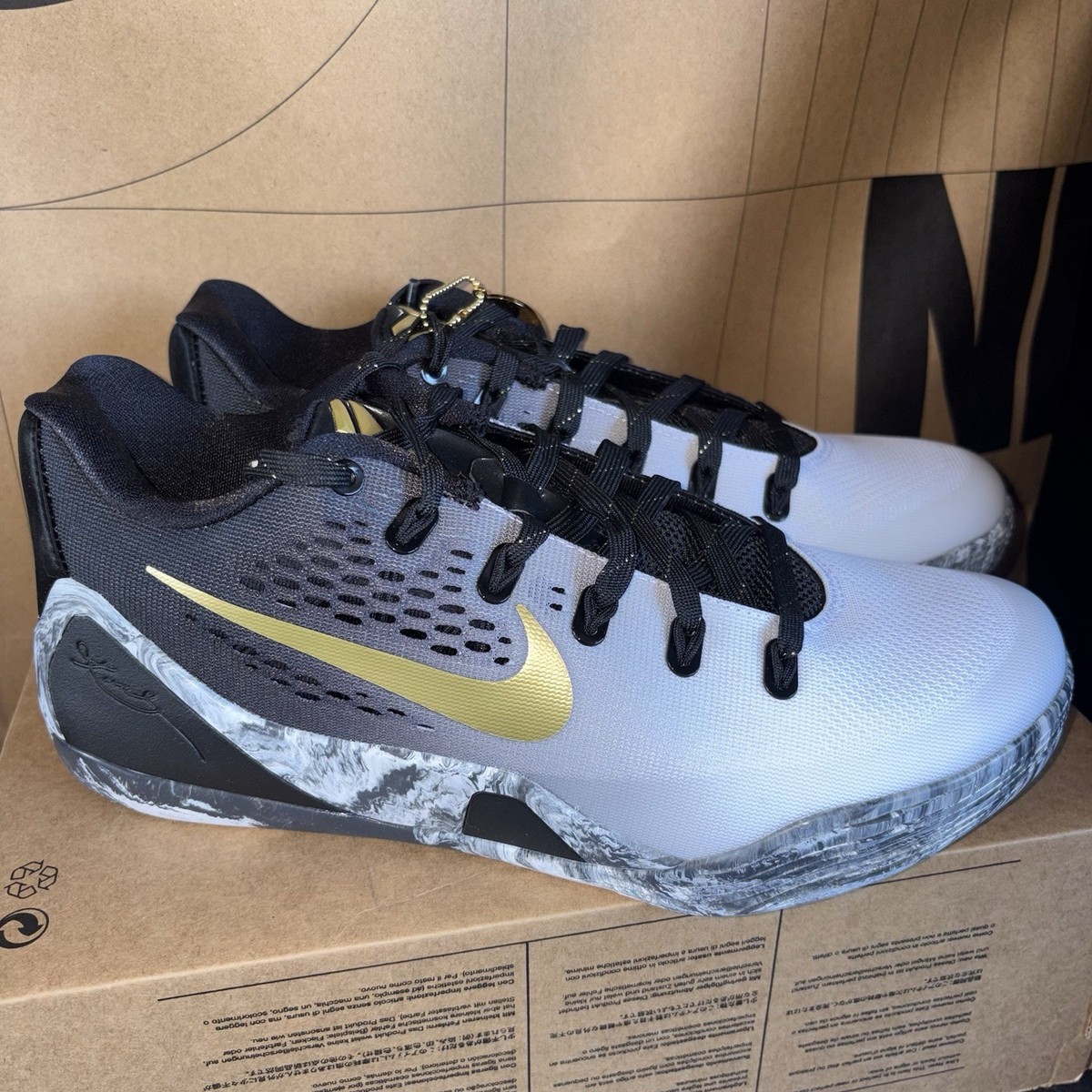NEW Nike Kobe 9 EM Low Protro Mambacita NBY FZ7333-002 Men's Size