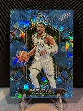 2023-24 Panini Mosaic - Malik Beasley #40 Ice Mosaic Prizm /125