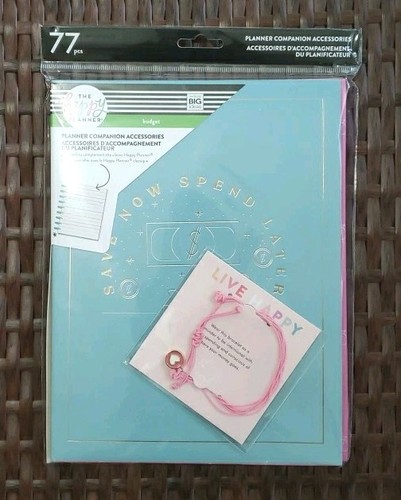 The Happy Planner Save Now Spend Later Budget Classic Companion Bracelet 77 Pcs