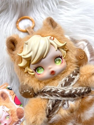 Pop Mart Skullpanda X My Little Pony Apple Jack Plush Doll Pendant