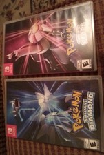 Nintendo Switch Pokemon Brilliant Diamond Shining Pearl - Case Bundle No Games 