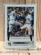 Fenway Park Fireworks 2022 Topps #399 New York Yankees