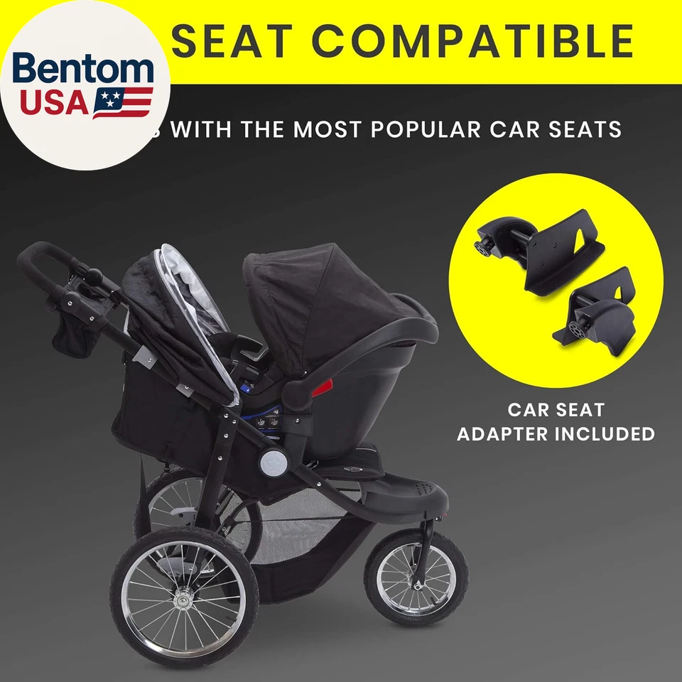 Cochecito para correr Jeep Cross-Country Sport plus de, Charcoal Galaxy Foto 4 de 4