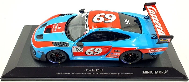 Minichamps 1/18 Scale 155 067596 Porsche 935/19 Herberth Motorsport GT2 Spa 2019 - Image 3 of 4
