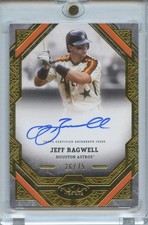 Jeff Bagwell 2025 Tier One On Card Auto Autograph Houston Astros 26/75
