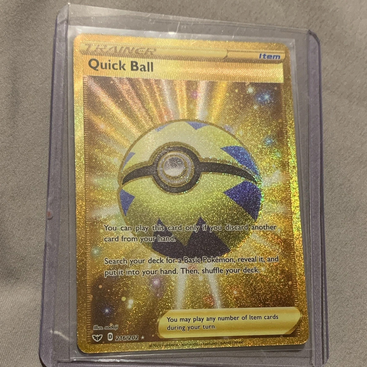 quick ball pokemon card value 179 Prize Pack Series Cards and put it into your hand Buy Quick Ball Pokemon Sword