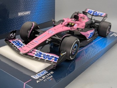 Modellautos 1:18 Minichamps BWT Alpine F1 Bahrain 2023 #31 Esteban Ocon mit OVP