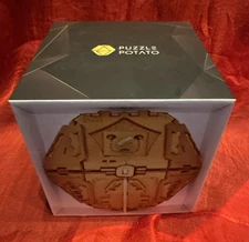 Puzzle Potato The Philosopher's Stone Wooden & METAL Puzzle Box Escape Room Game