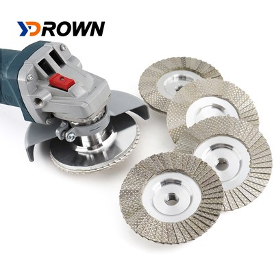 4''Diamond Flap Disc Cup Wheel Coarse with 5/8-11 or M14 Thread for Stone Sanding