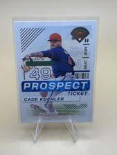 2024 Panini Prospect Edition Baseball Ticket #152 Cade Kuehler, Atlanta Braves