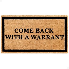 Funny Coir Doormat     Durable Non-Slip Welcome Mat for Front Door