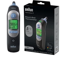 Braun Thermoscan 7 Digital Ear Thermometer, Age-adjusted Fever Guidance