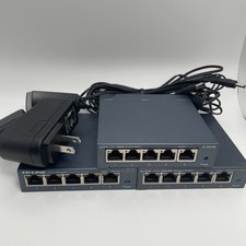 3 TP-Link TL-SG105 5-Port 10/100/1000Mbps Gb Ethernet Desktop Network Switch
