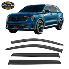 Fits 21-25 Kia Sorento Window Visors Rain Sun Guard Vent Deflector