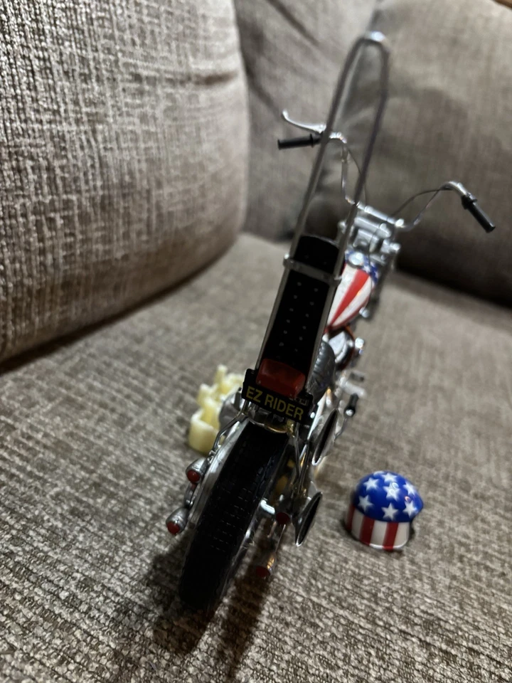 Casco moto chopper Franklin Easy Rider Capt America Harley-Davidson come nuovo - Immagine 4 di 4