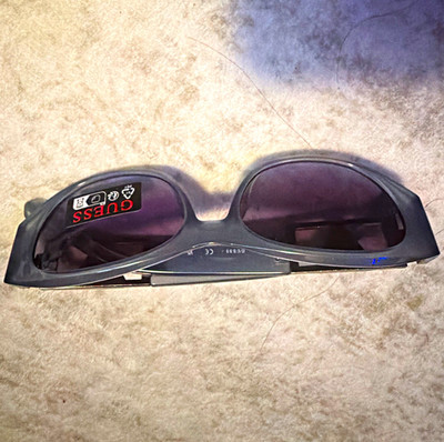 GUESS GO00087 84B Oval Sunglasses Gray Frame/Gray Tinted Lens UV400 54-17