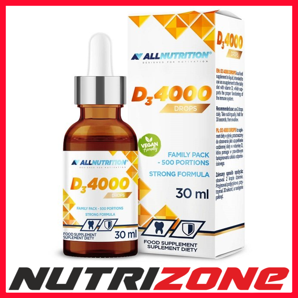 Allnutrition Vitamin D3 4000 Drops - 30 ml