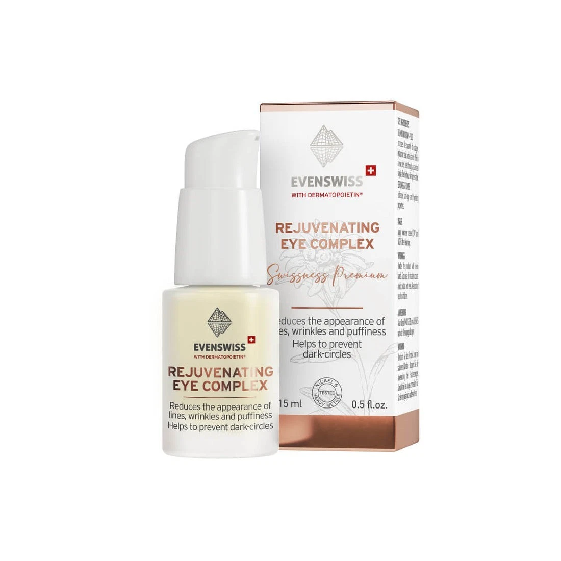 EVENSWISS Rejuvenating Eye Complex 15ml Radiant Anti-Ageing [Premium Skincare]