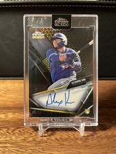 2021 Topps Chrome Black #CBA-AKI Alejandro Kirk /50 RC Rookie Gold Auto Card