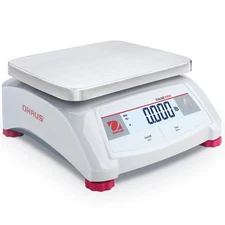 Ohaus Valor V12P30 Compact Bench Scale 60 lb x 0.01 lb, LCD, Stainless Pan, NSF