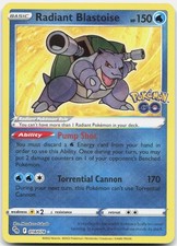 Radiant Blastoise #18 Prices | Pokemon Go | Pokemon Cards