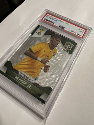 2014 Panini Prizm FIFA World Cup - Neymar Jr #112 PSA 7 Sports