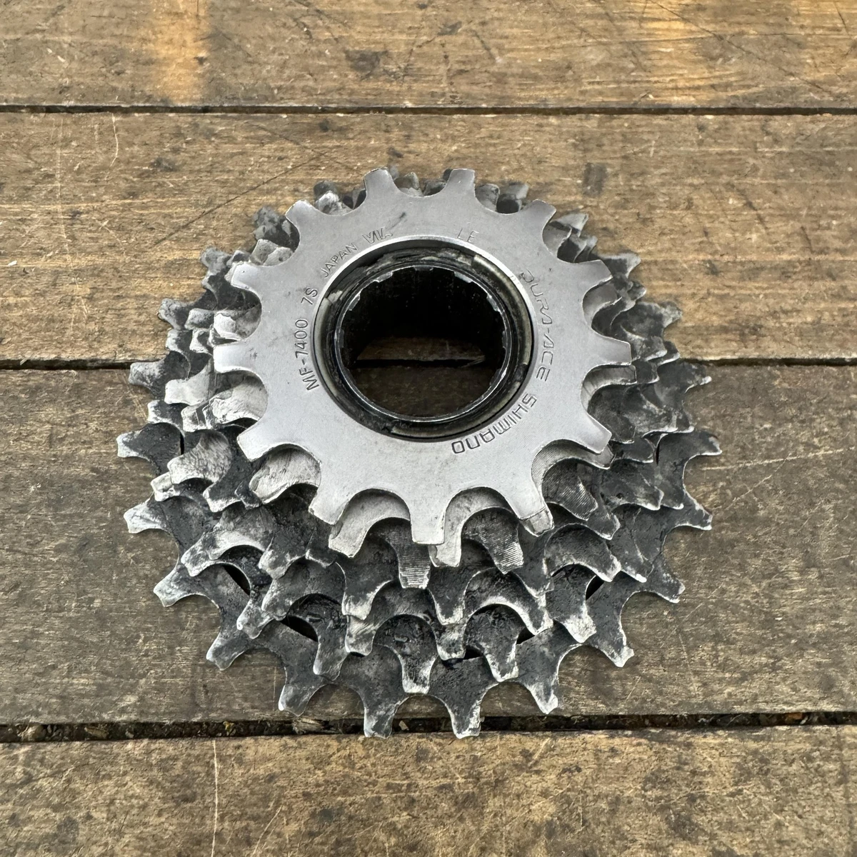 Vintage Shimano Dura-Ace MF-7400 7S Freewheel 24t 7 Speed Threaded