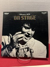 Elvis Presley 33 RPM Lp (On Stage Feb , 1970) 1970 RCA Victor LSP-4362 (BV-$50)